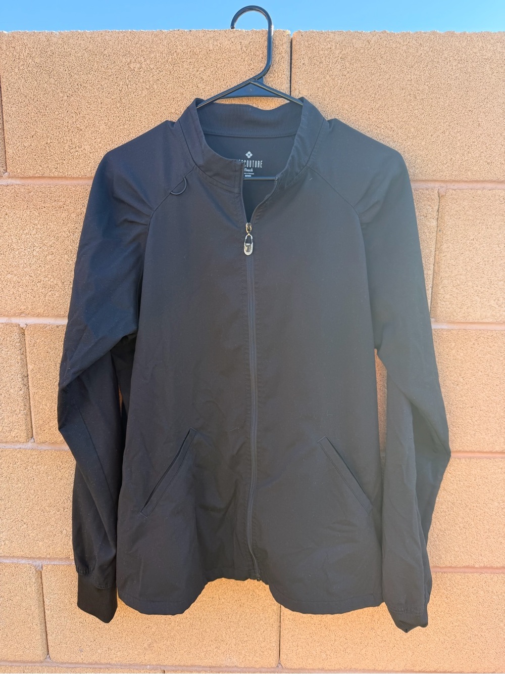 Black Wom Full-Zip Jacket